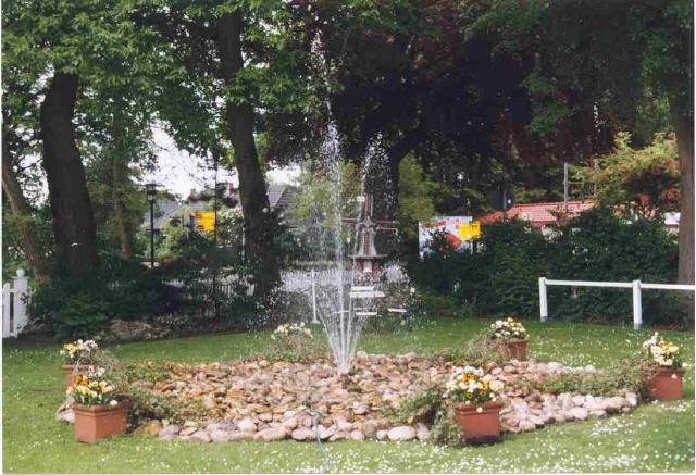 Der Springbrunnen im Sommergarten